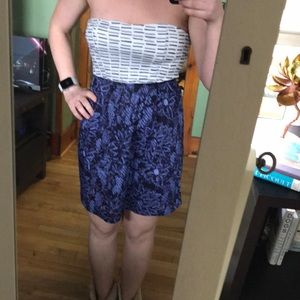 Strapless roxy dress